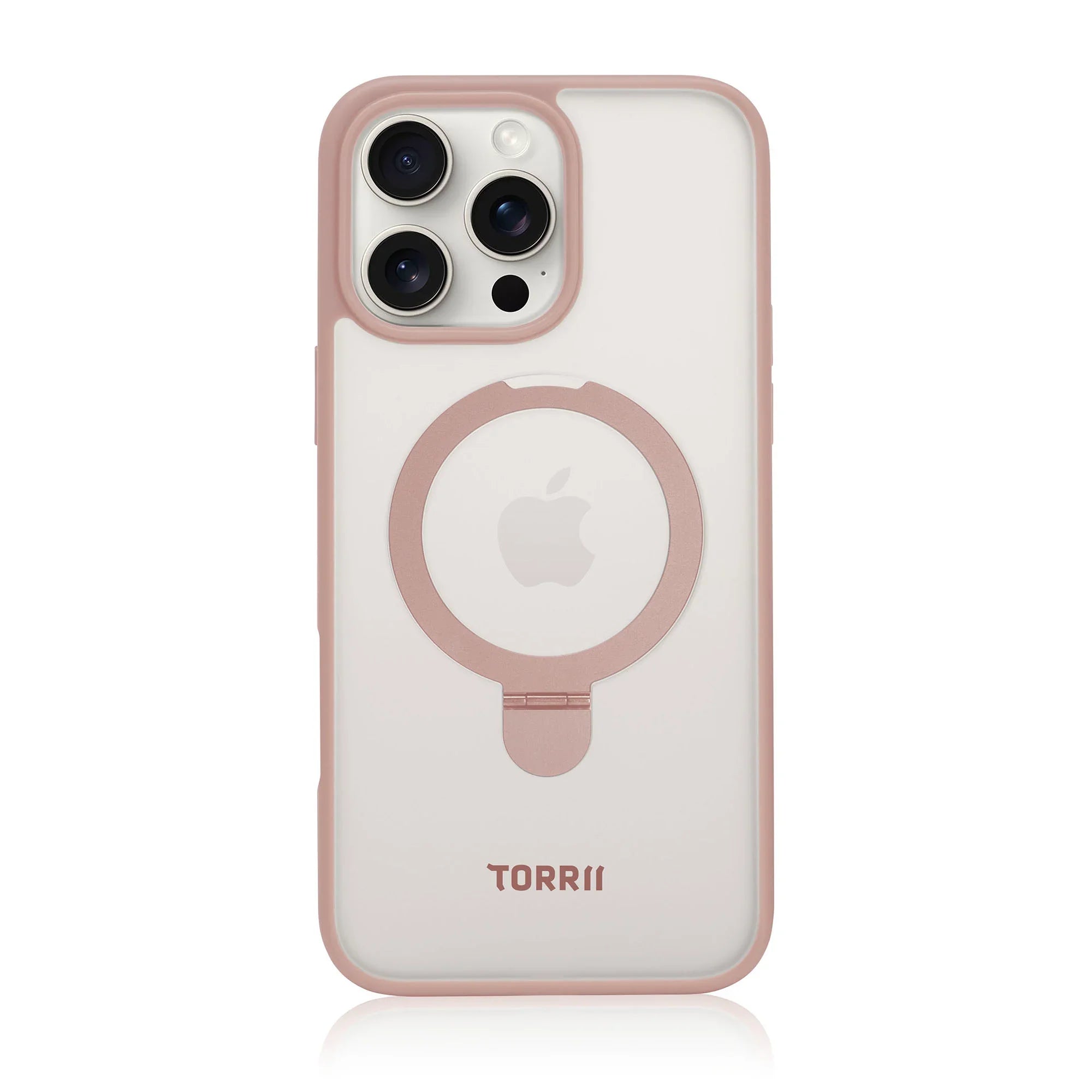 iPhone 16 Pro Max Torrii Torero Stand Magsafe Cover - Pink - Tashqila iPhone 16 Pro Max Torrii Torero Stand Magsafe Cover - Pink - Tashqila